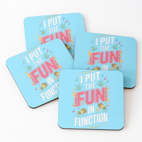 Item preview, I Put The Fun In FUNction - Light blue designed and sold by JLEmporium.