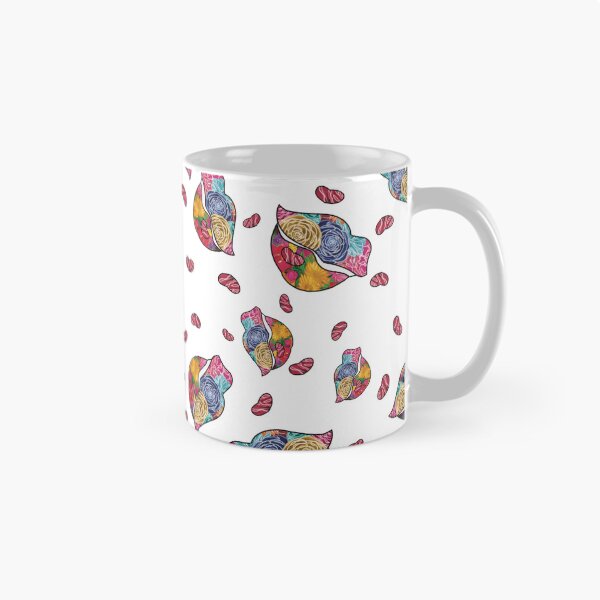 Item preview, Blooming Kiss Floral Lips of Beauty designed and sold by chuckletuckle.
