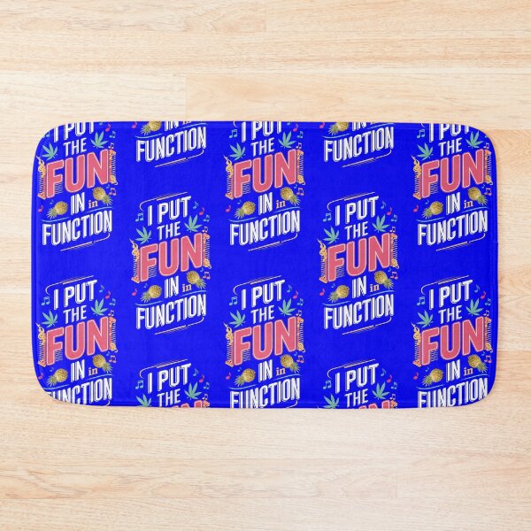 Item preview, Colorful I Put The Fun In FUNction - Dark blue designed and sold by JLEmporium.