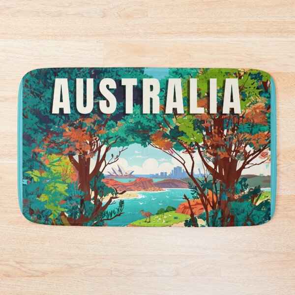 Item preview, Australia lovers landscape design illustration nature designed and sold by La Loca.