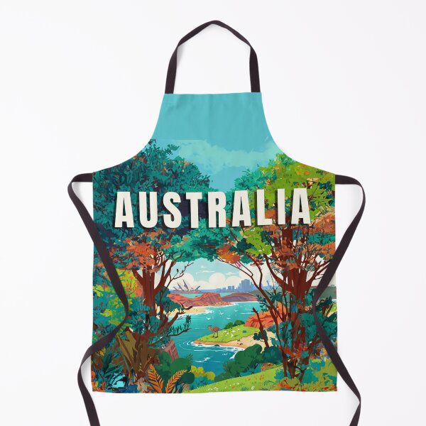 Item preview, Australia lovers landscape design illustration nature designed and sold by La Loca.