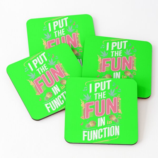 Item preview, Colorful I Put The Fun In FUNction - Green designed and sold by JLEmporium.