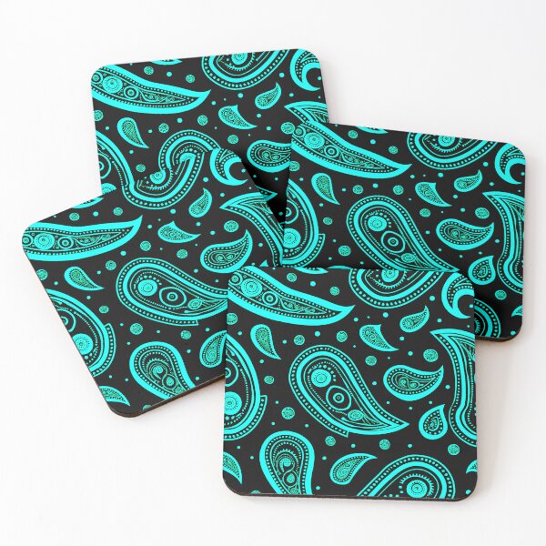 Item preview, Paisley pattern turquoise designed and sold by UZRWRLD .