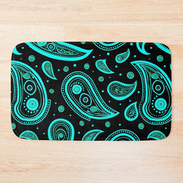 Item preview, Paisley pattern turquoise designed and sold by UZRWRLD .