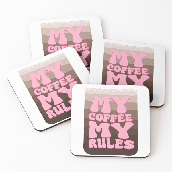 Item preview, My Coffee My Rules Fanny Gifts For Coffee Gourmets designed and sold by ZIPsketch.