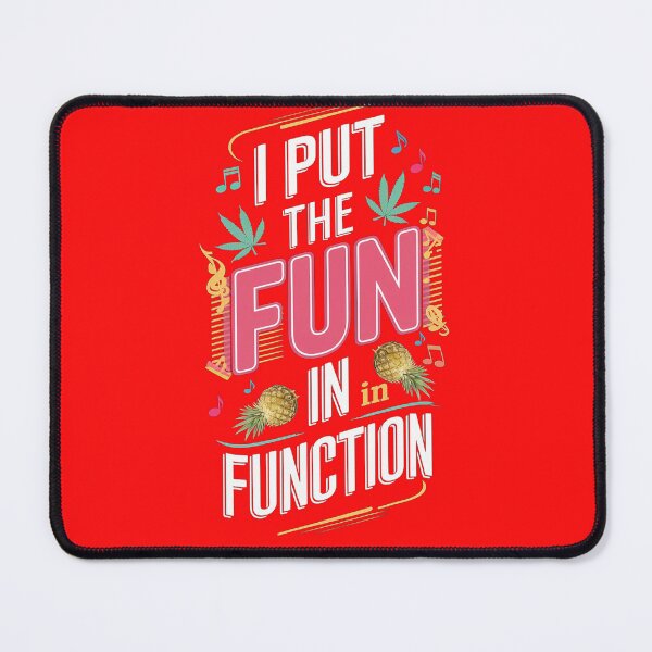 Item preview, Colorful I Put The Fun In FUNction - Red designed and sold by JLEmporium.