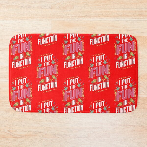 Item preview, Colorful I Put The Fun In FUNction - Red designed and sold by JLEmporium.
