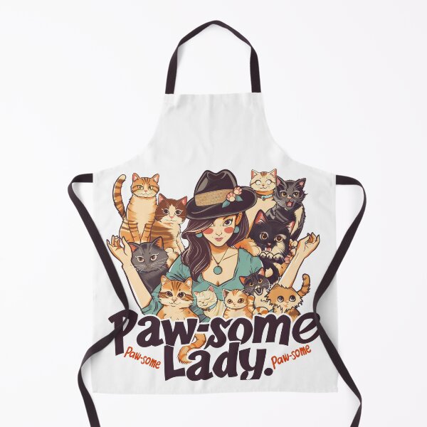 Item preview, Paw-some Lady Wordplay Cat Lover Lady Cat Rescue Awesome designed and sold by scooterbaby.