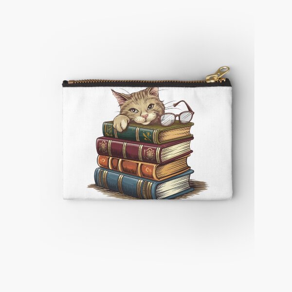 Item preview, El gato furtivo que se esconde tras los libros antiguos designed and sold by EclipseArtworks.