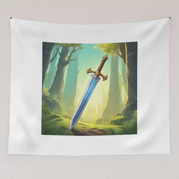 Item preview, Sword Knight Weapon Cartoon Vector Icon Illustration designed and sold by hjian8219.