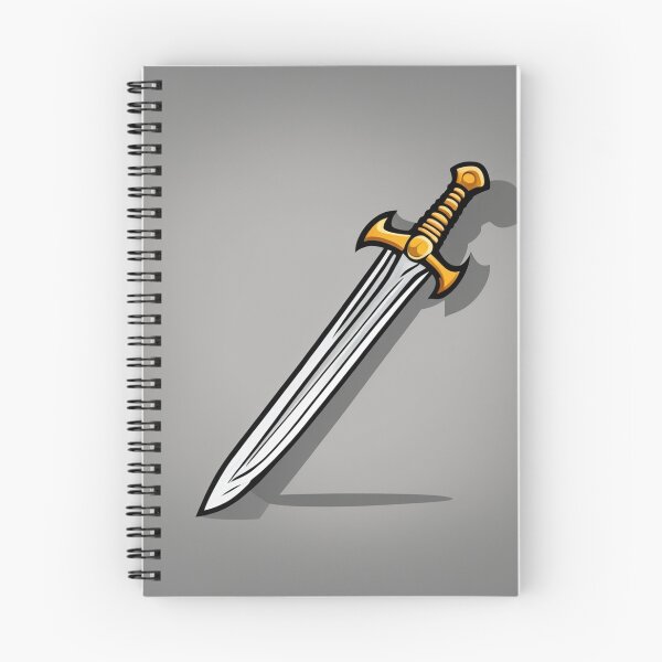 Item preview, Sword Knight Weapon Cartoon Vector Icon Illustration designed and sold by hjian8219.