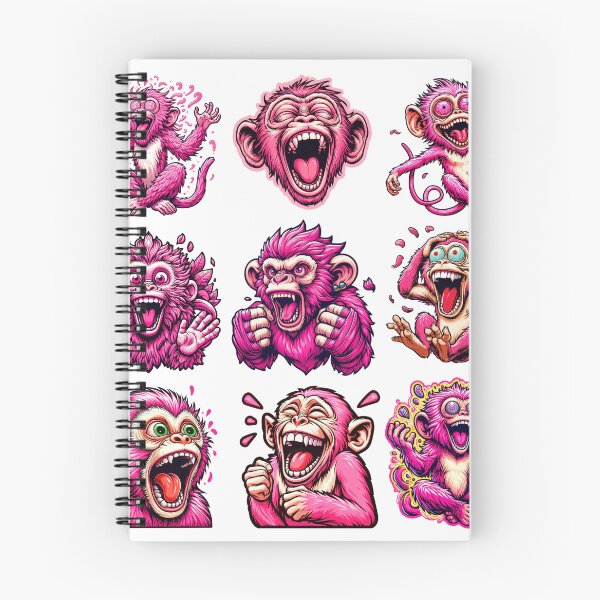 Artikelvorschau, Pink Monkey Assemble Set 001. Von: WachiraX entworfen und verkauft von WachiraX.