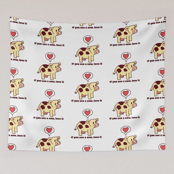 Item preview, If you see a cow, love it designed and sold by mairsaydraws.