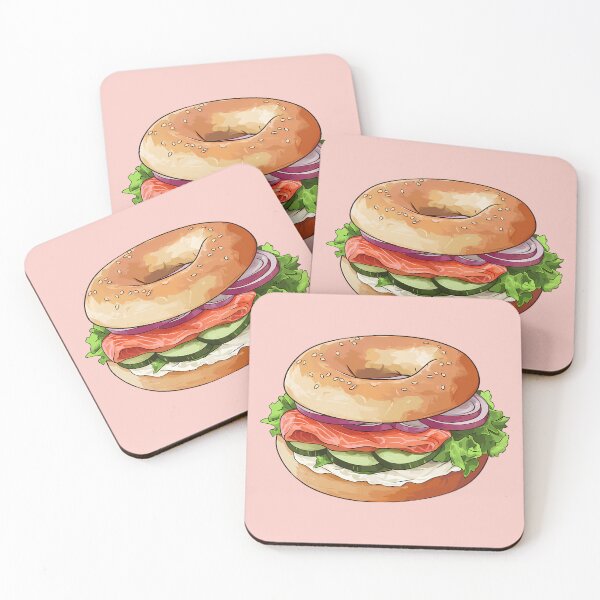 Item preview, Smoked Salmon Bagel designed and sold by sakurashorty.