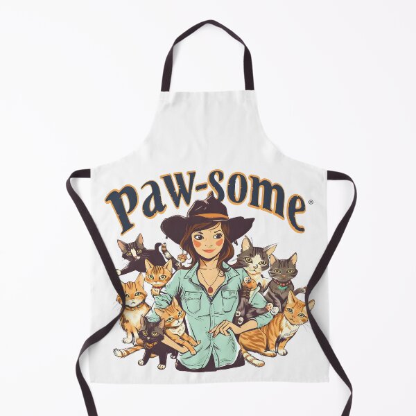 Item preview, Paw-some Lady Wordplay Cat Lover Lady Cat Rescue Awesome Forever Home designed and sold by scooterbaby.