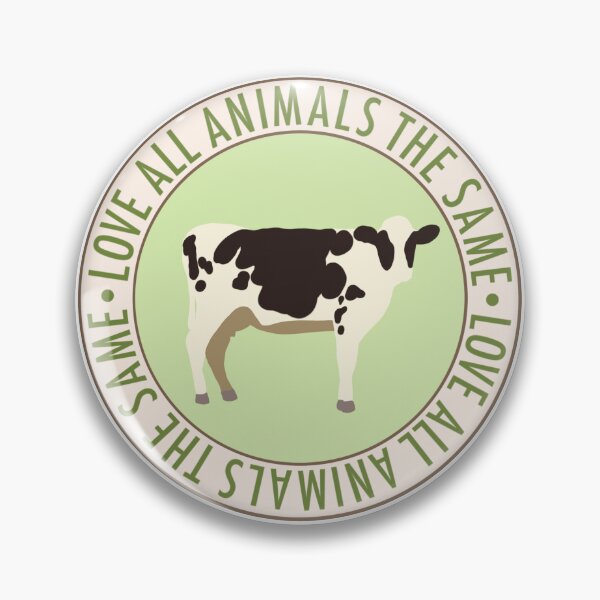 Item preview, Love all animals the same - Cow designed and sold by TinkasWerkstatt.