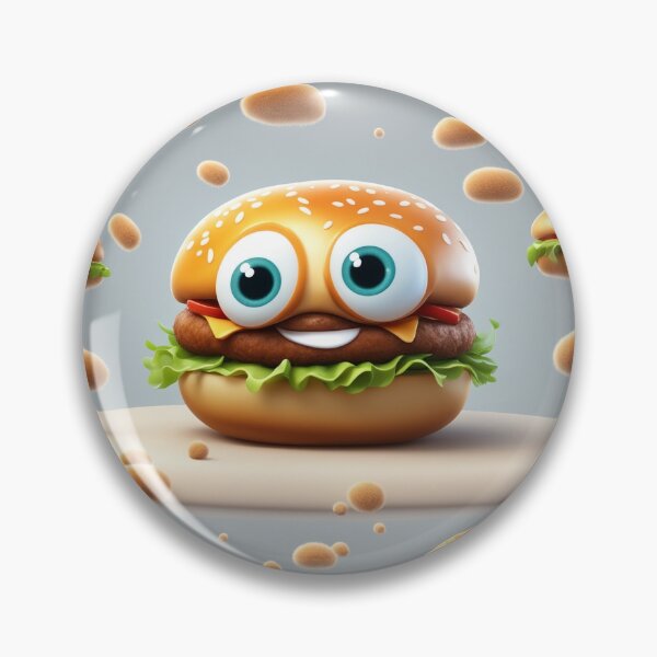Item preview, Burger Food Floating Cartoon Vector Icon Illustration designed and sold by hjian8219.