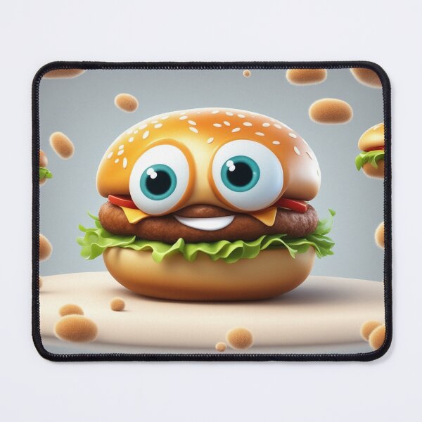 Item preview, Burger Food Floating Cartoon Vector Icon Illustration designed and sold by hjian8219.