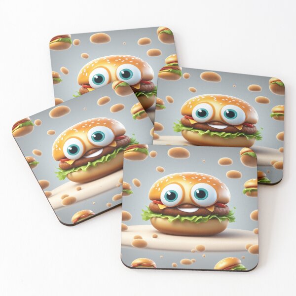 Item preview, Burger Food Floating Cartoon Vector Icon Illustration designed and sold by hjian8219.
