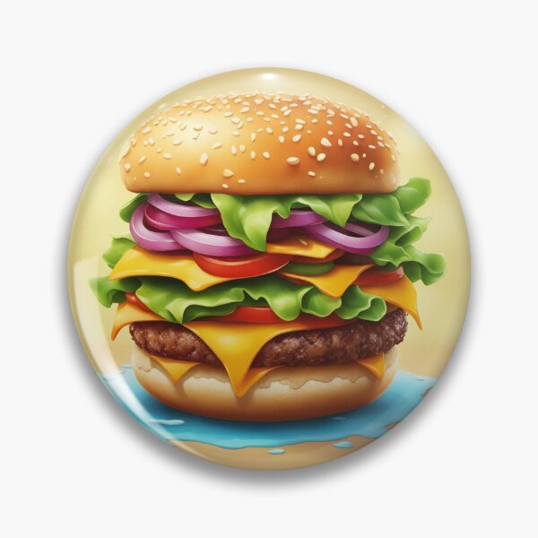 Item preview, Burger Food Floating Cartoon Vector Icon Illustration designed and sold by hjian8219.