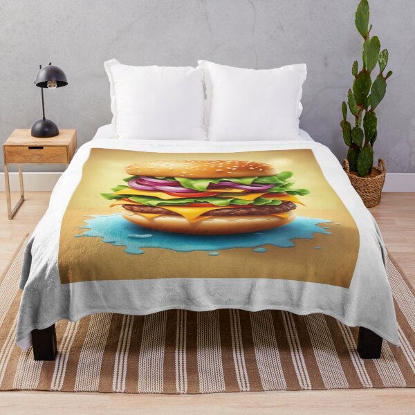Item preview, Burger Food Floating Cartoon Vector Icon Illustration designed and sold by hjian8219.