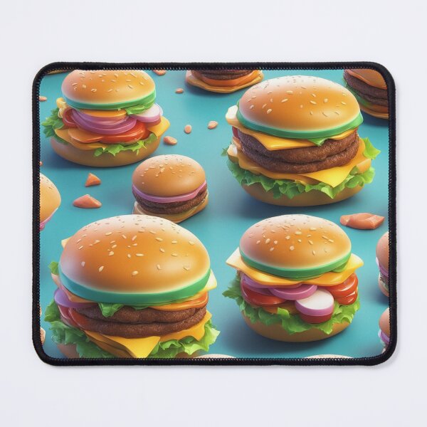 Item preview, Burger Food Floating Cartoon Vector Icon Illustration designed and sold by hjian8219.