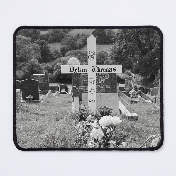 Item preview, Dylan Thomas' Grave, Laugharne, Carmarthenshire designed and sold by WondersOfWales.