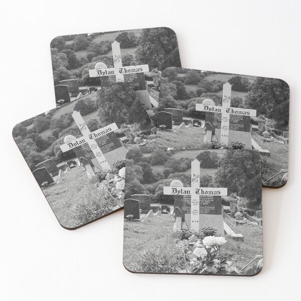 Item preview, Dylan Thomas' Grave, Laugharne, Carmarthenshire designed and sold by WondersOfWales.