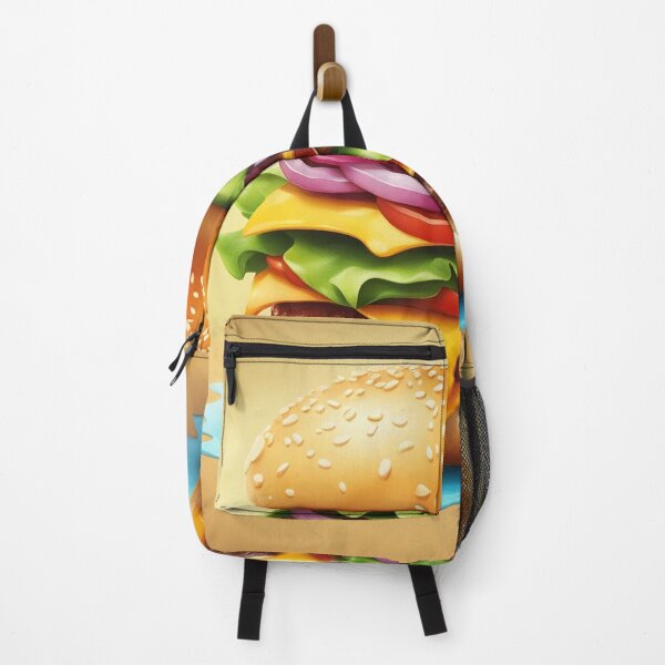Item preview, Burger Food Floating Cartoon Vector Icon Illustration designed and sold by hjian8219.