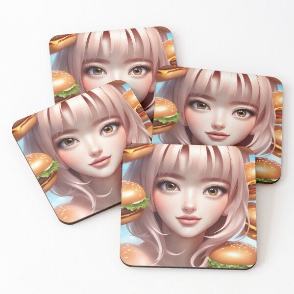 Item preview, Burger Food Floating Cartoon Vector Icon Illustration designed and sold by hjian8219.