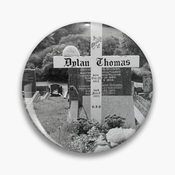 Item preview, Dylan Thomas' Grave, Laugharne, Carmarthenshire designed and sold by WondersOfWales.