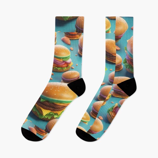 Item preview, Burger Food Floating Cartoon Vector Icon Illustration designed and sold by hjian8219.