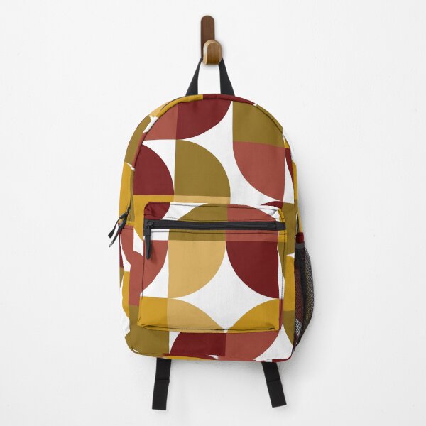 Item preview, Retro bahaus geometric,leaves,flower pattern designed and sold by lifestyletimes.