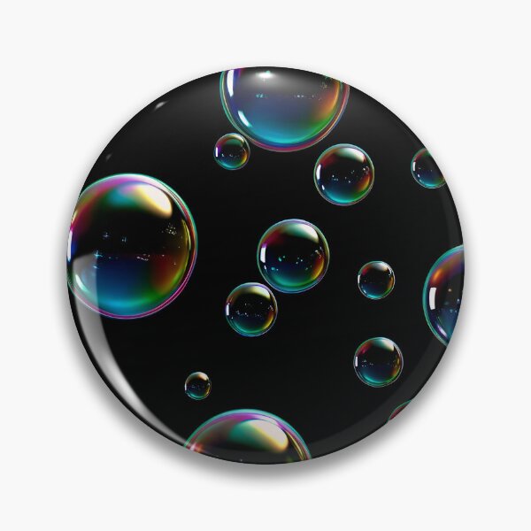 Item preview, PATTERN 015- TRANSPARENT WATER BUBBLES - Gift items and personal use / Bubbles, Water, Black,  Transparent, Soap Bubbles, Balls, Abstract, Spheres,  Art designed and sold by LumDesignArt.