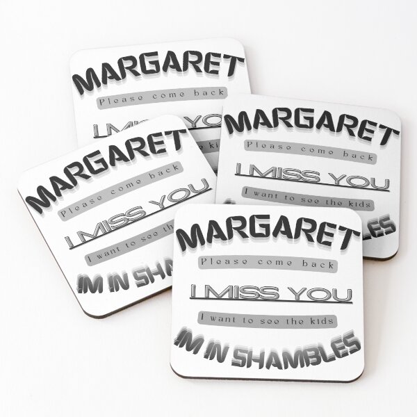 Item preview, Greyscale Margaret please come Back I miss you I want to see the kids I'm in shambles  designed and sold by E-Shu.