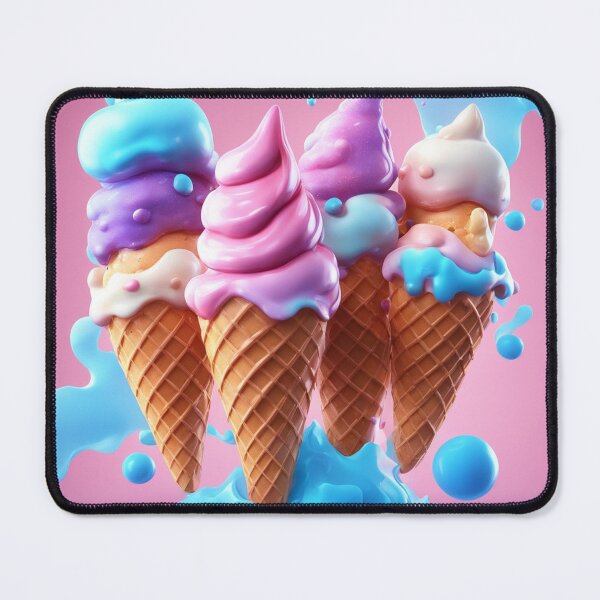 Item preview, Ice Cream Cone Floating Cartoon Vector Icon Illustration designed and sold by hjian8219.