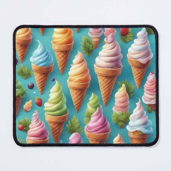 Item preview, Ice Cream Cone Floating Cartoon Vector Icon Illustration designed and sold by hjian8219.