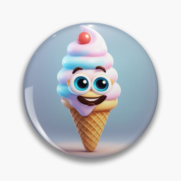 Item preview, Ice Cream Cone Floating Cartoon Vector Icon Illustration designed and sold by hjian8219.