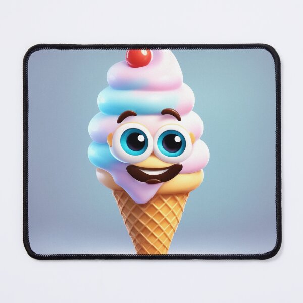 Item preview, Ice Cream Cone Floating Cartoon Vector Icon Illustration designed and sold by hjian8219.