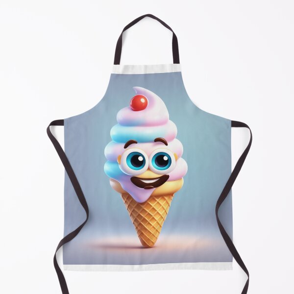 Item preview, Ice Cream Cone Floating Cartoon Vector Icon Illustration designed and sold by hjian8219.