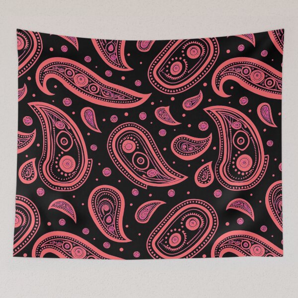 Item preview, Paisley pattern coral designed and sold by UZRWRLD .