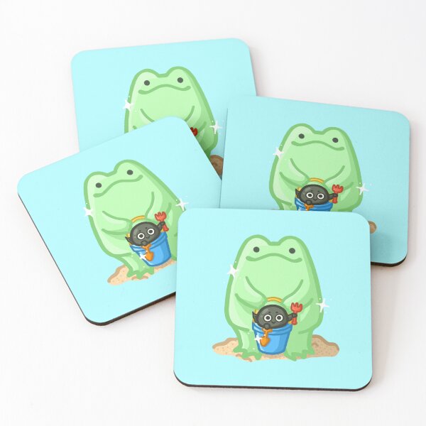 Artikelvorschau, Frosch und Kaulquappe mit Sandspielzeug entworfen und verkauft von FlowMinnow.