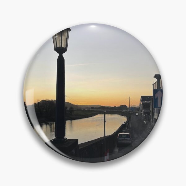 Item preview, Sunset over Carmarthen Quay designed and sold by WondersOfWales.
