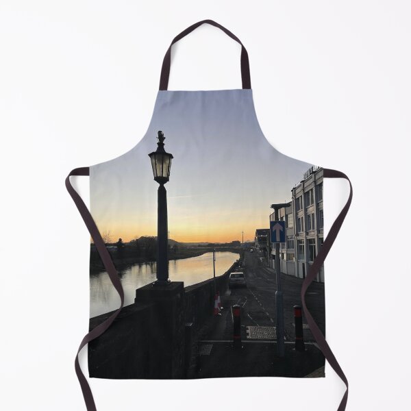 Item preview, Sunset over Carmarthen Quay designed and sold by WondersOfWales.