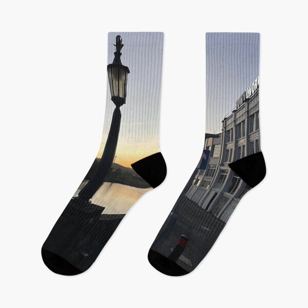 Item preview, Sunset over Carmarthen Quay designed and sold by WondersOfWales.