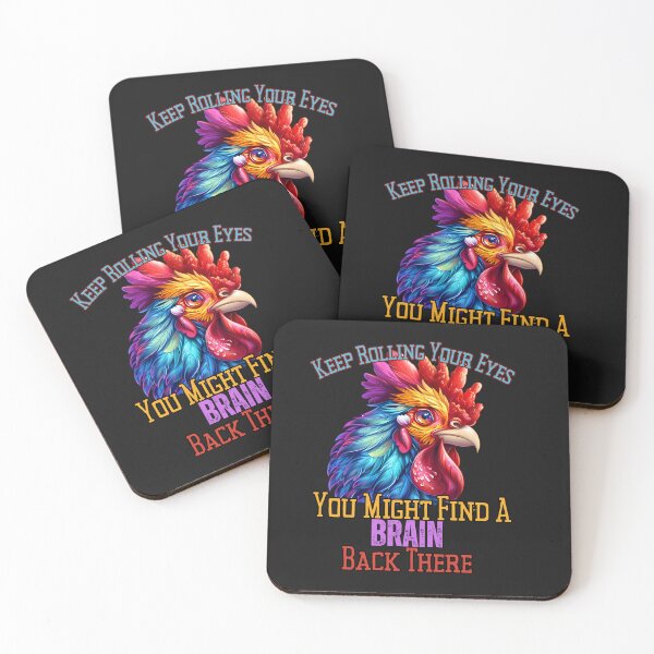 Item preview, Funny Chicken If You Keep Rolling Your Eyes designed and sold by AlienOccupation.