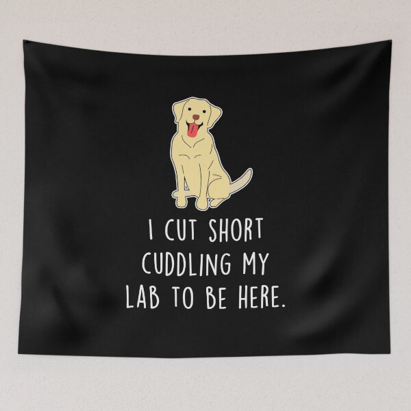 Item preview, Labrador Retriever Dog Cut Short designed and sold by Clara Hollins.