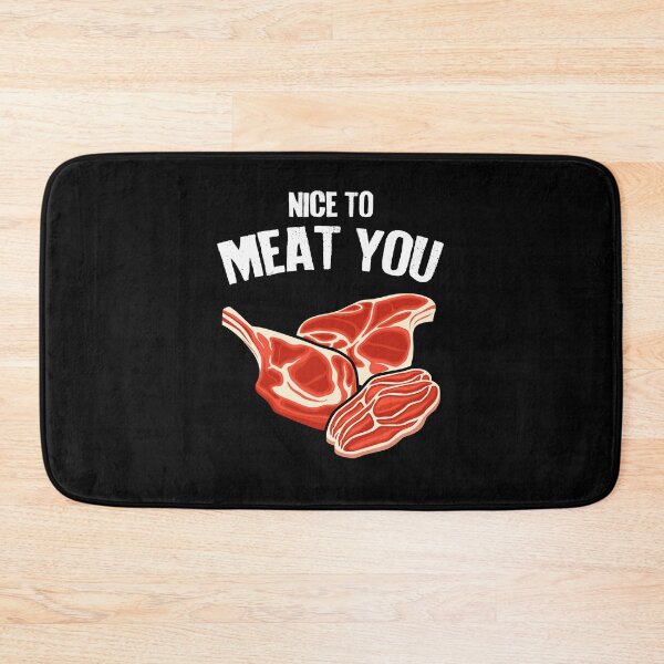 Item preview, Nice to Meat You Keto Carnivore Paleo designed and sold by Clara Hollins.