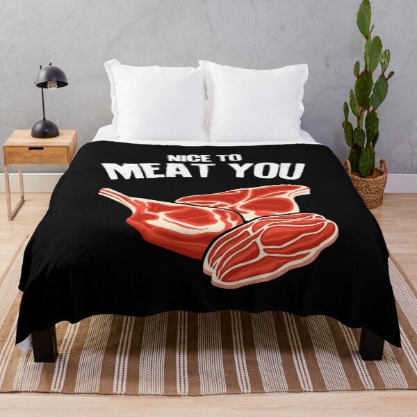 Item preview, Nice to Meat You Keto Carnivore Paleo designed and sold by Clara Hollins.