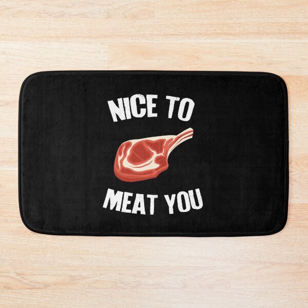 Item preview, Nice to Meat You Keto Carnivore Paleo designed and sold by Clara Hollins.